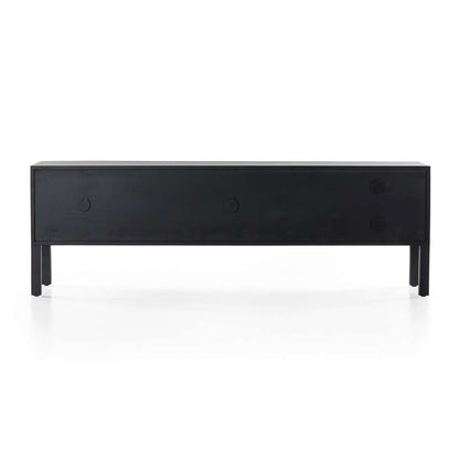 Four Hands - Isador Media Console - Black Wash Poplar - 223975-002 veiw 3