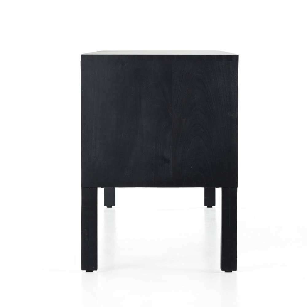 Four Hands - Isador Media Console - Black Wash Poplar - 223975-002 veiw 6