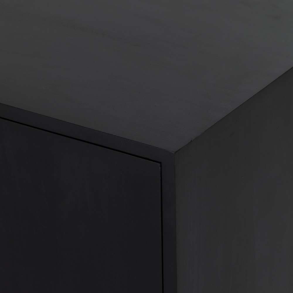 Four Hands - Isador Media Console - Black Wash Poplar - 223975-002 veiw 9
