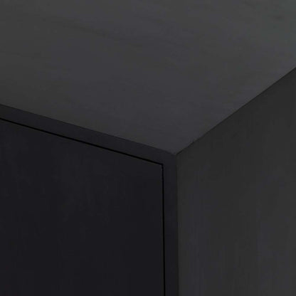 Four Hands - Isador Media Console - Black Wash Poplar - 223975-002 veiw 9