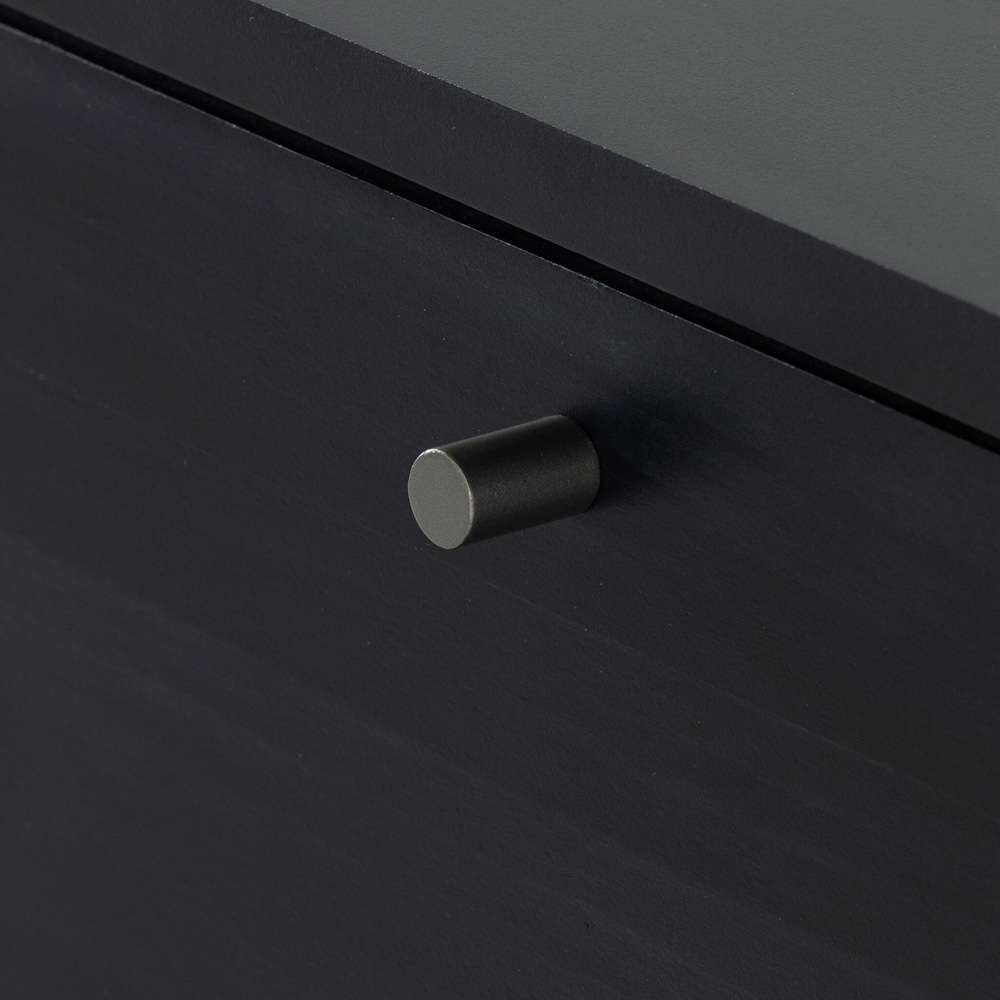 Four Hands - Isador Media Console - Black Wash Poplar - 223975-002 veiw 12