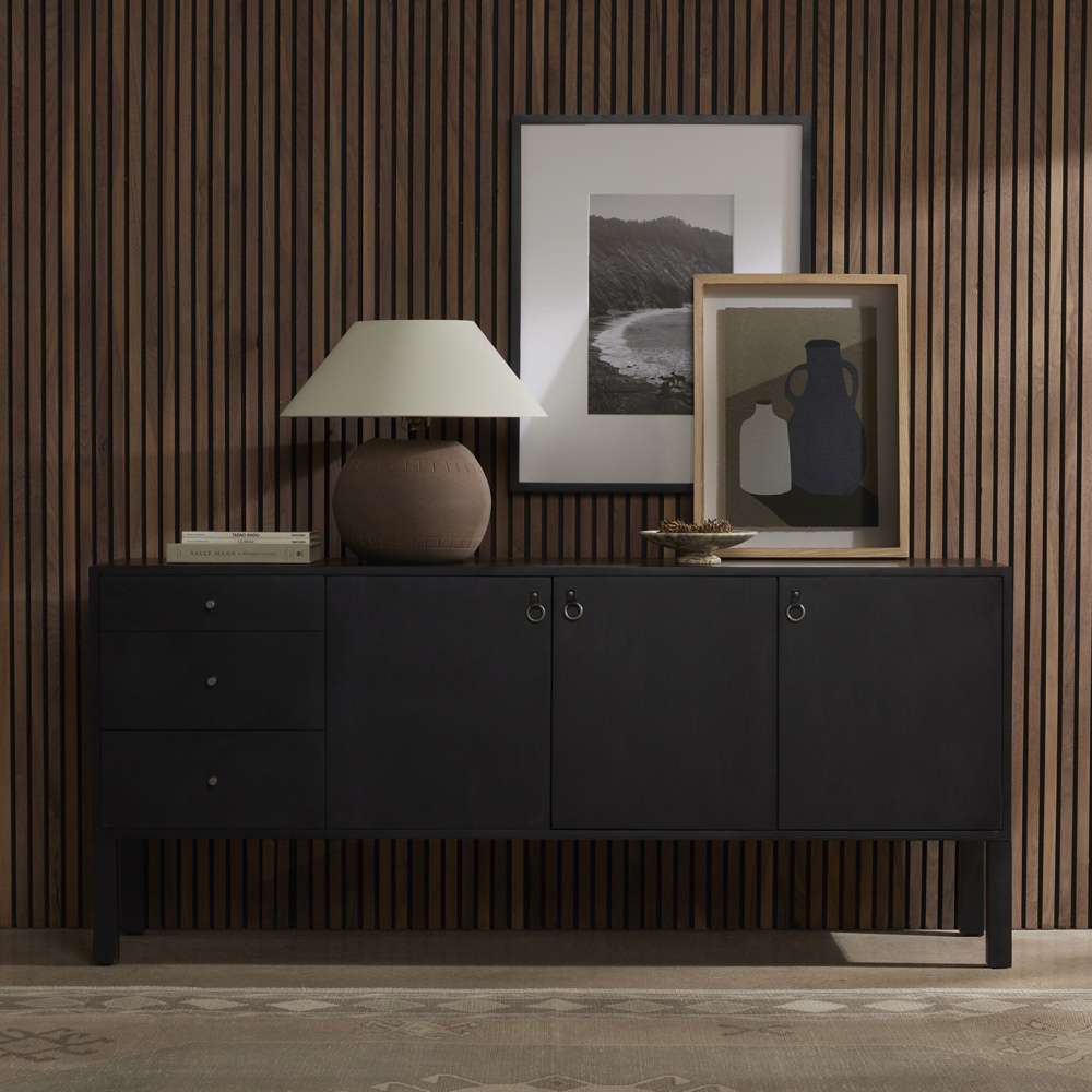 Four Hands - Isador Sideboard - Black Wash Poplar - 223759-002 veiw 4