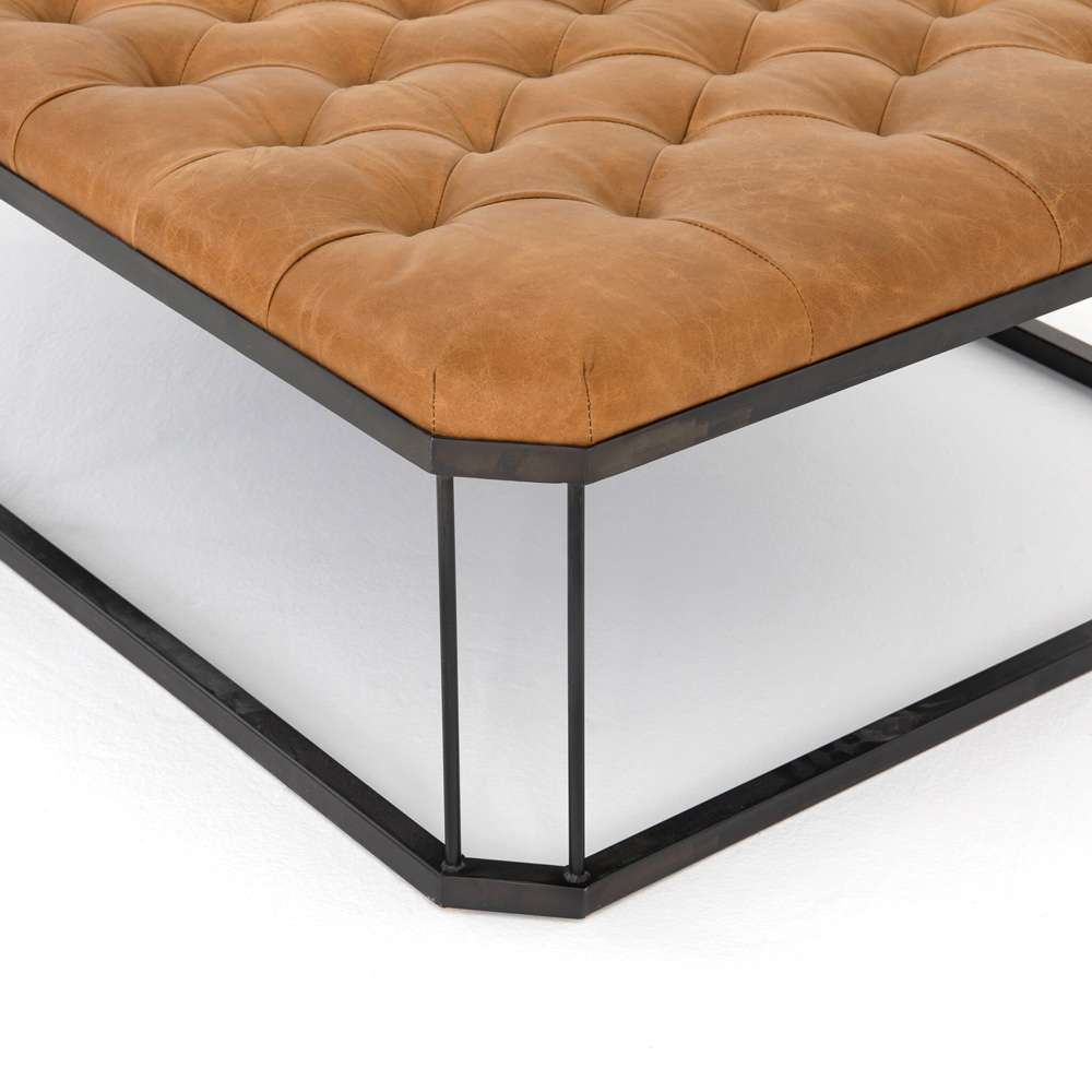 Four Hands - Isle Ottoman - Palermo Butterscotch - 105665-006 veiw 7