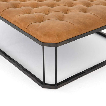 Four Hands - Isle Ottoman - Palermo Butterscotch - 105665-006 veiw 7
