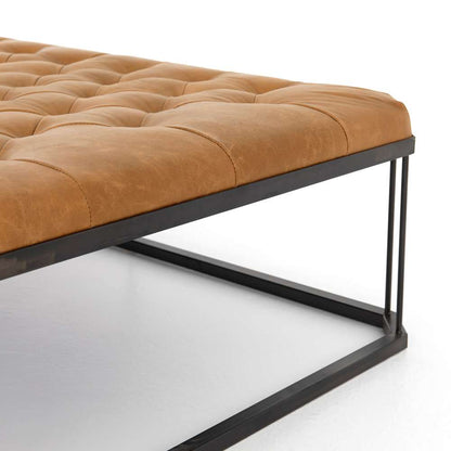Four Hands - Isle Ottoman - Palermo Butterscotch - 105665-006 veiw 8