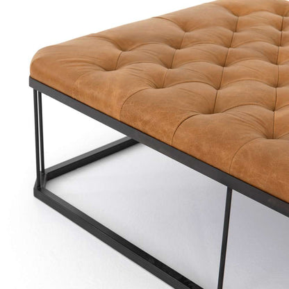 Four Hands - Isle Ottoman - Palermo Butterscotch - 105665-006 veiw 9