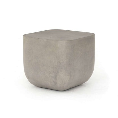 Four Hands - Ivan Square Outdoor End Table - Grey Concrete - VTHY-042 veiw 1