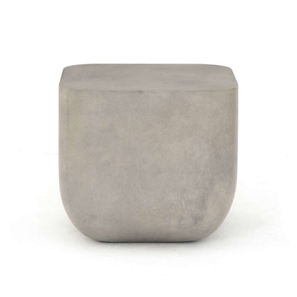 Four Hands - Ivan Square Outdoor End Table - Grey Concrete - VTHY-042 veiw 2