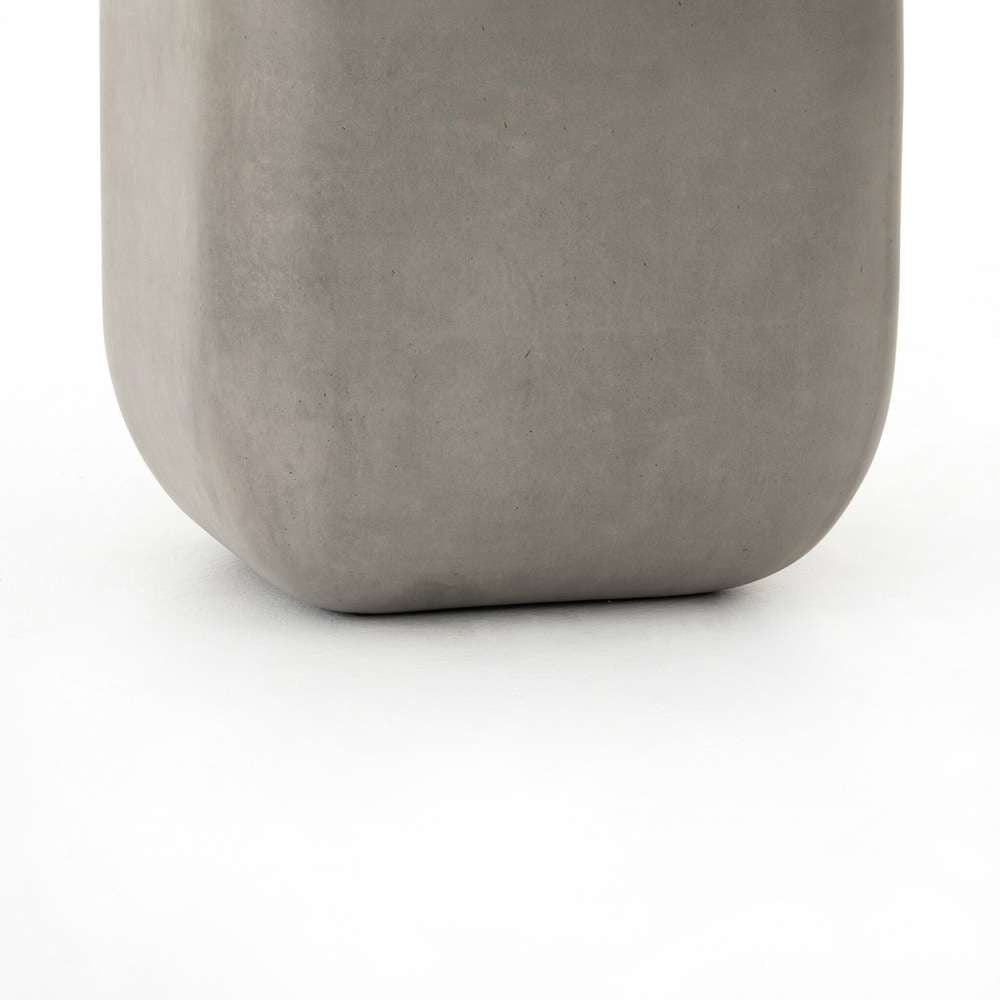 Four Hands - Ivan Square Outdoor End Table - Grey Concrete - VTHY-042 veiw 4