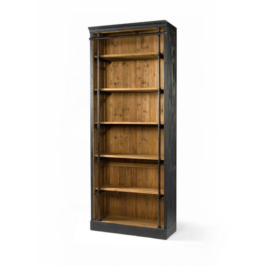 Four Hands - Ivy Bookcase -Matte Black - CIRD-85-H4E2-2 veiw 1