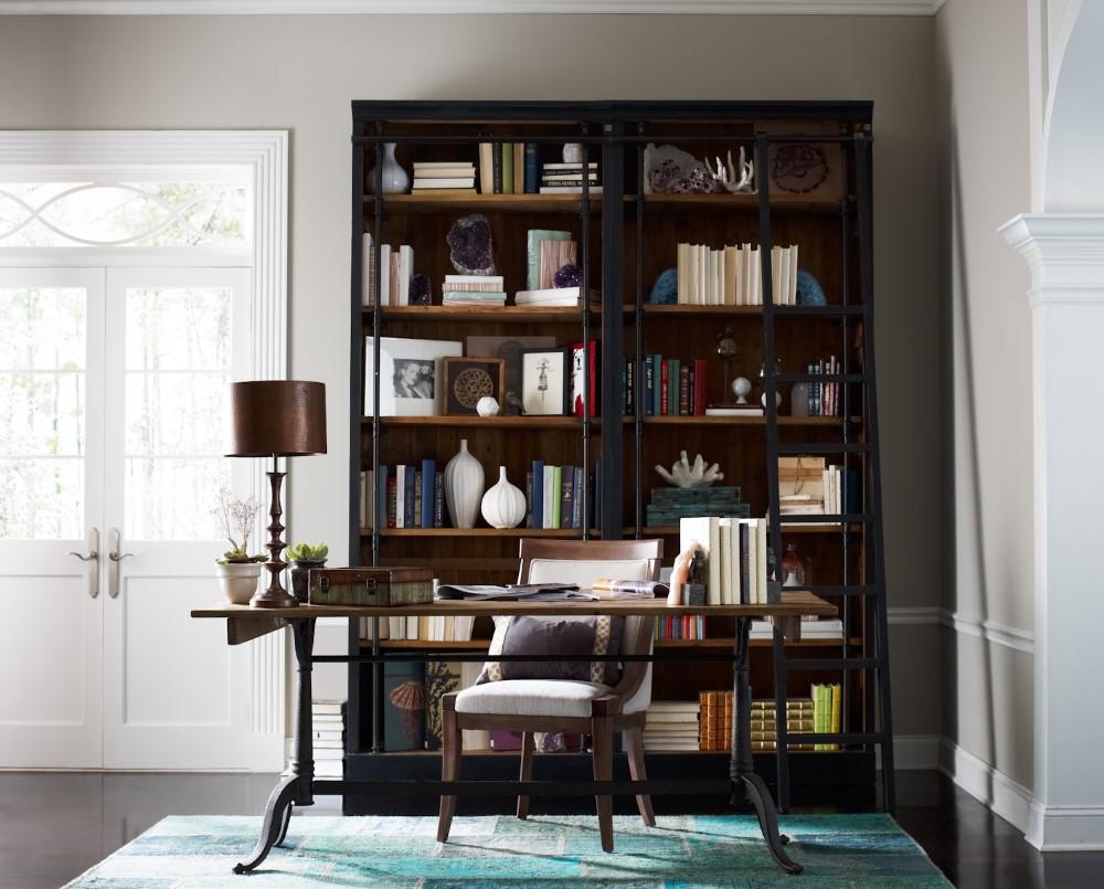 Four Hands - Ivy Bookcase -Matte Black - CIRD-85-H4E2-2 veiw 2