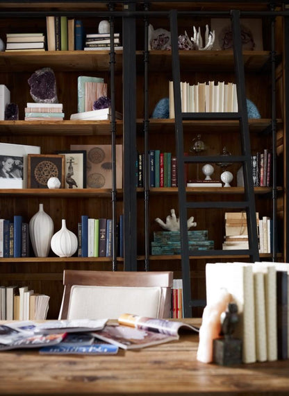 Four Hands - Ivy Bookcase -Matte Black - CIRD-85-H4E2-2 veiw 3