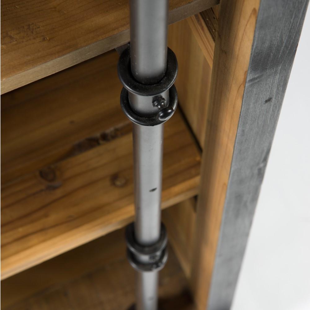 Four Hands - Ivy Bookcase -Matte Black - CIRD-85-H4E2-2 veiw 4