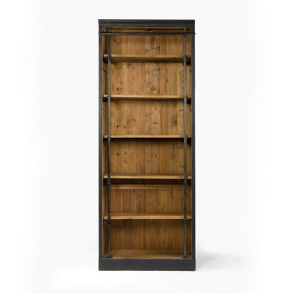 Four Hands - Ivy Bookcase -Matte Black - CIRD-85-H4E2-2 veiw 5