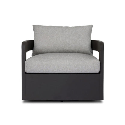 Four Hands - Jackson Outdoor Metal Swivel Chair - Concha Fog - 247454-002 view 1