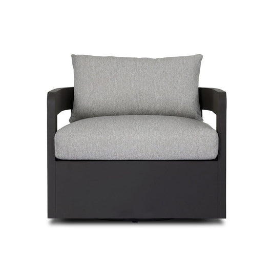Four Hands - Jackson Outdoor Metal Swivel Chair - Concha Fog - 247454-002 view 1