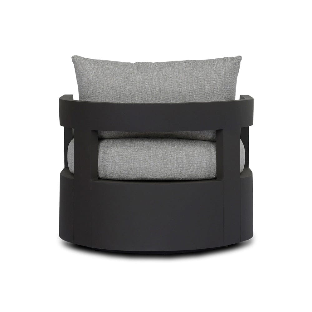 Four Hands - Jackson Outdoor Metal Swivel Chair - Concha Fog - 247454-002 view 5