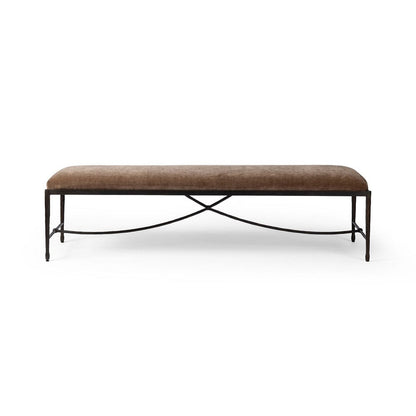 Four Hands - Jade Accent Bench - Altair Mushroom - 247300-001 view 1