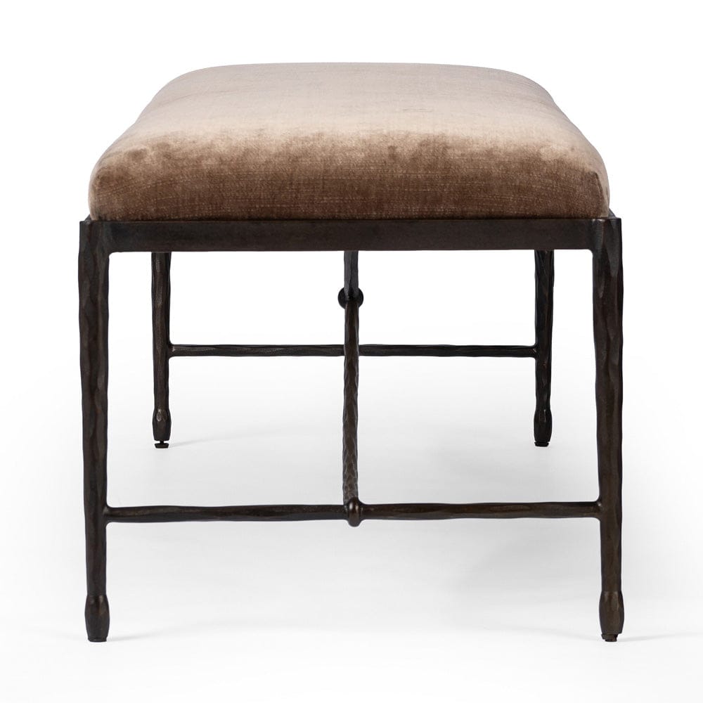 Four Hands - Jade Accent Bench - Altair Mushroom - 247300-001 view 3