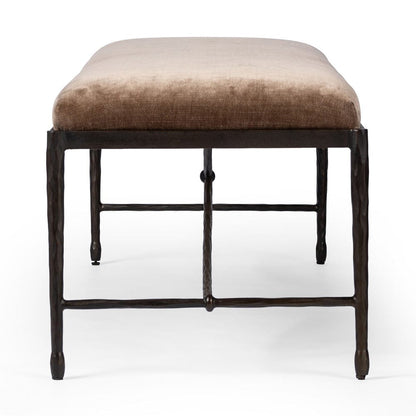 Four Hands - Jade Accent Bench - Altair Mushroom - 247300-001 view 3