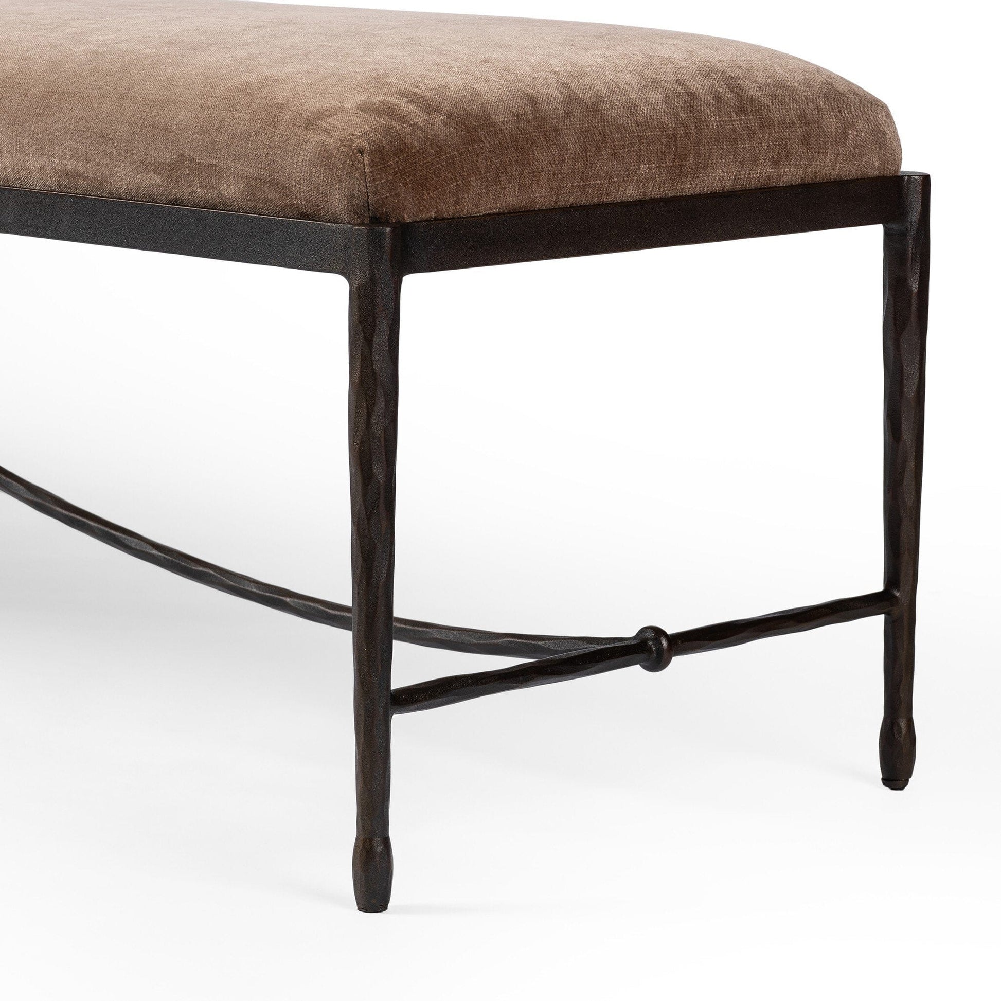 Four Hands - Jade Accent Bench - Altair Mushroom - 247300-001 view 6