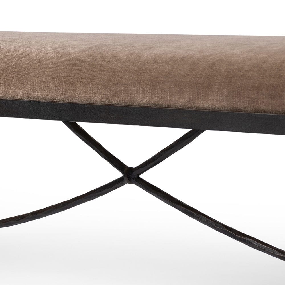Four Hands - Jade Accent Bench - Altair Mushroom - 247300-001 view 7