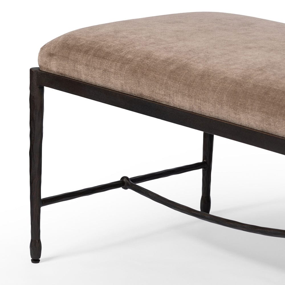 Four Hands - Jade Accent Bench - Altair Mushroom - 247300-001 view 8