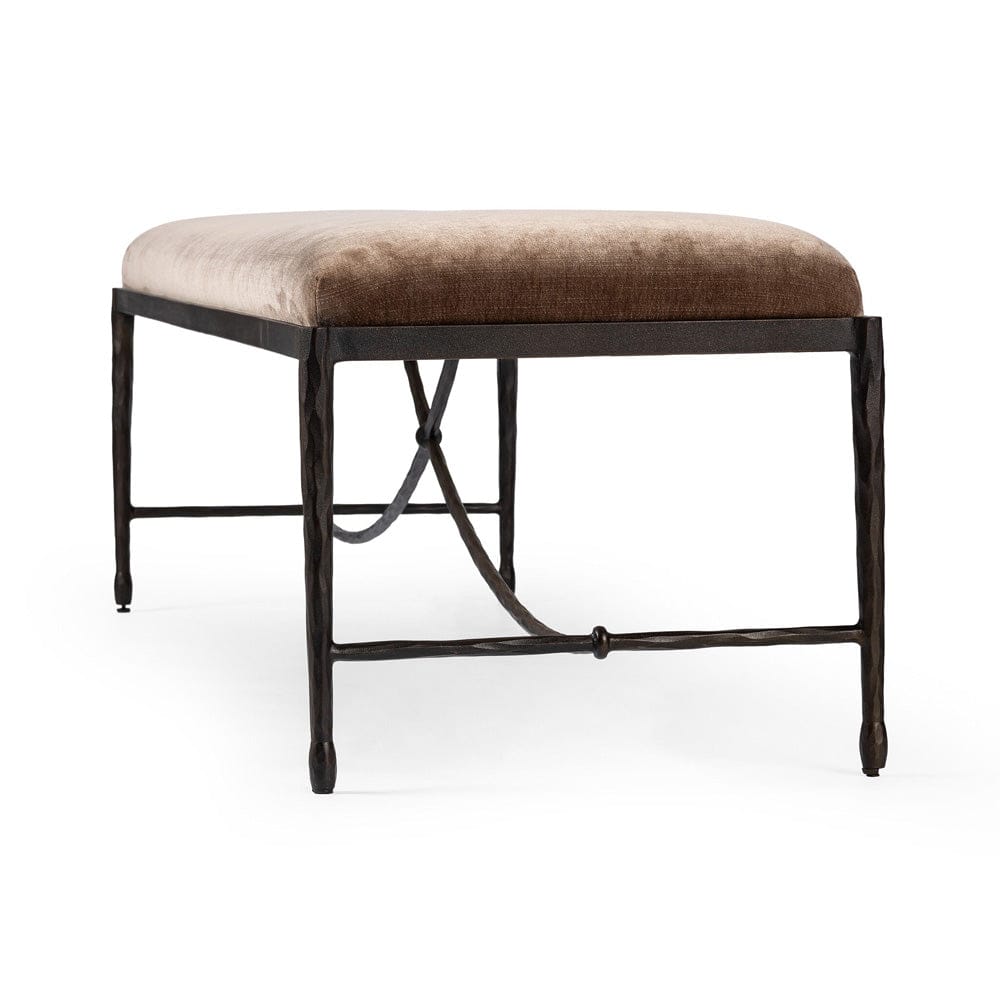 Four Hands - Jade Accent Bench - Altair Mushroom - 247300-001 view 9