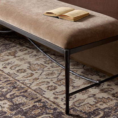 Four Hands - Jade Accent Bench - Altair Mushroom - 247300-001 view 10