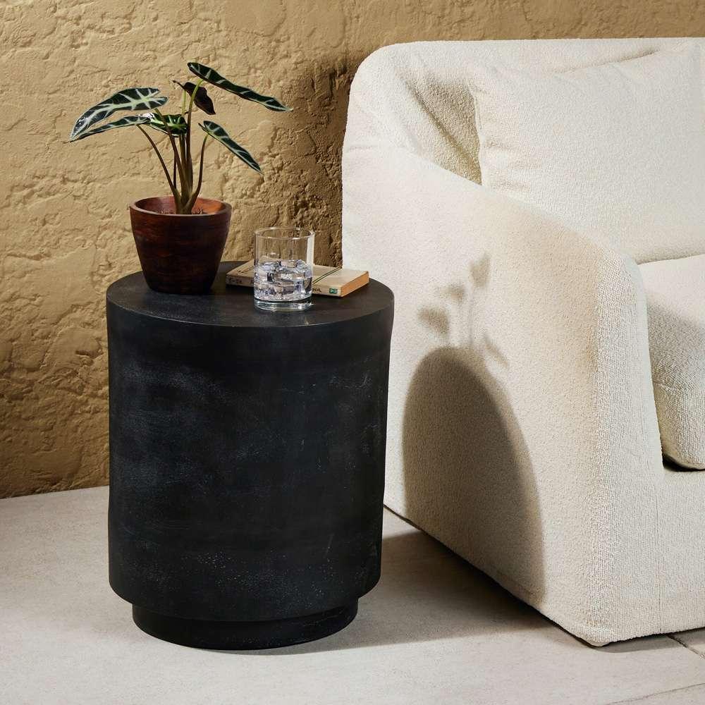Four Hands - Javi Outdoor End Table - Aged Grey - 234500-001 veiw 3