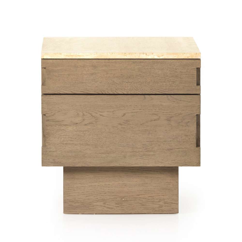 Four Hands - Jaylen Nightstand - Travertine - 225937-001 veiw 2