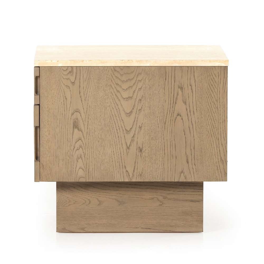 Four Hands - Jaylen Nightstand - Travertine - 225937-001 veiw 7