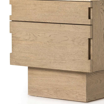 Four Hands - Jaylen Nightstand - Travertine - 225937-001 veiw 11