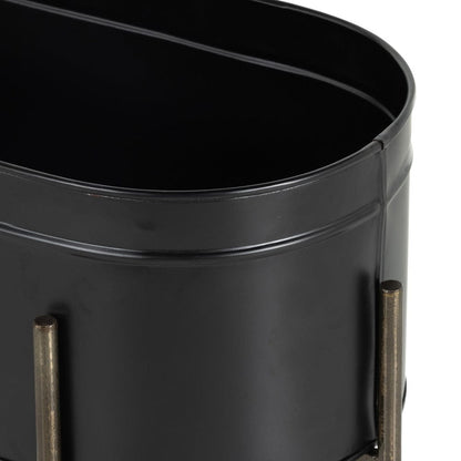 Four Hands - Jed Large Planter - Iron Matte Black - 224279-003 view 3