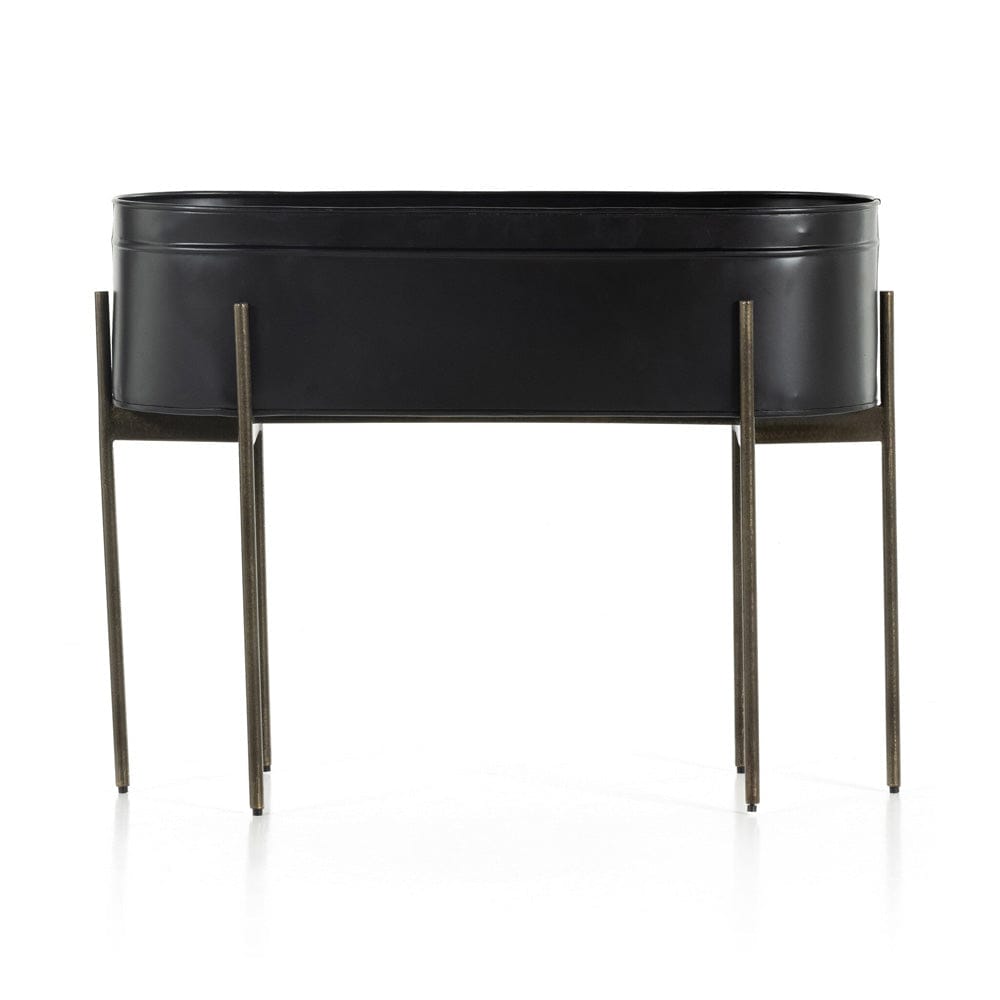 Four Hands - Jed Large Planter - Iron Matte Black - 224279-003 view 7