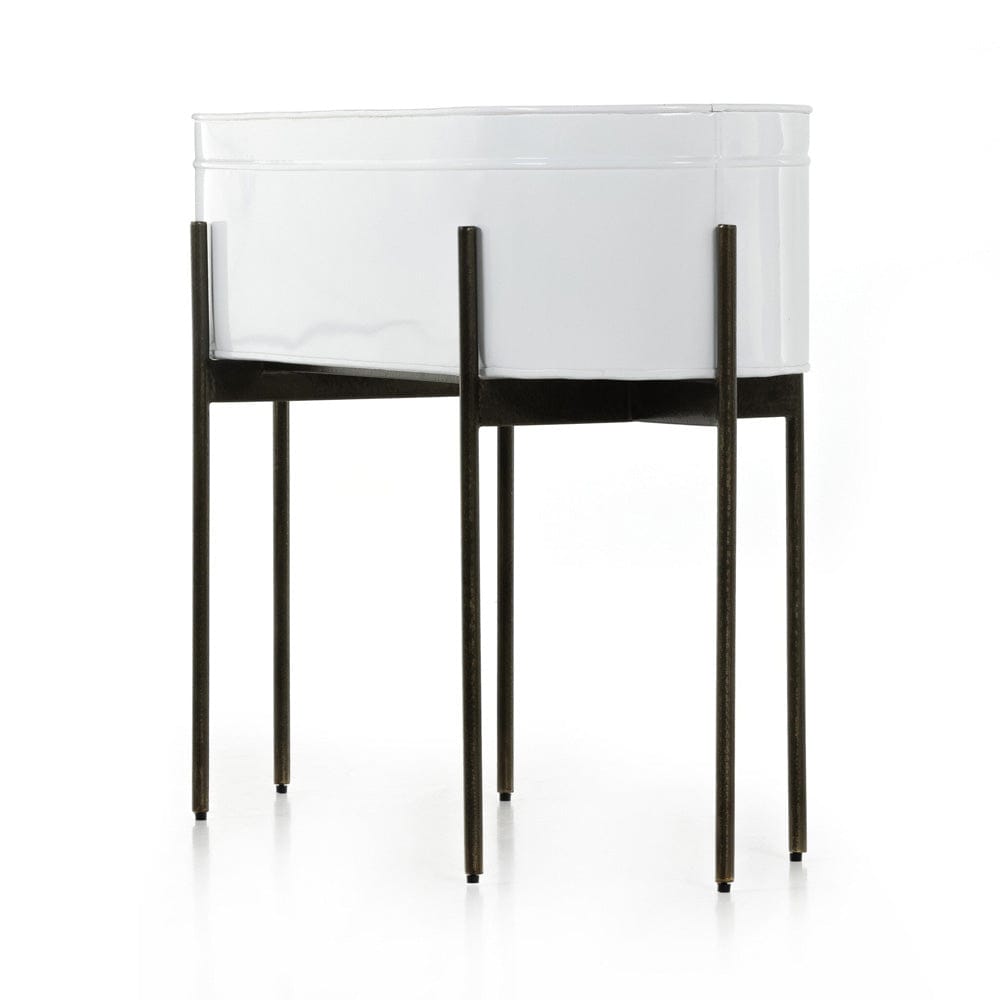 Four Hands - Jed Large Planter - White High Gloss - 224279-002 view 2