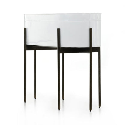 Four Hands - Jed Large Planter - White High Gloss - 224279-002 view 2