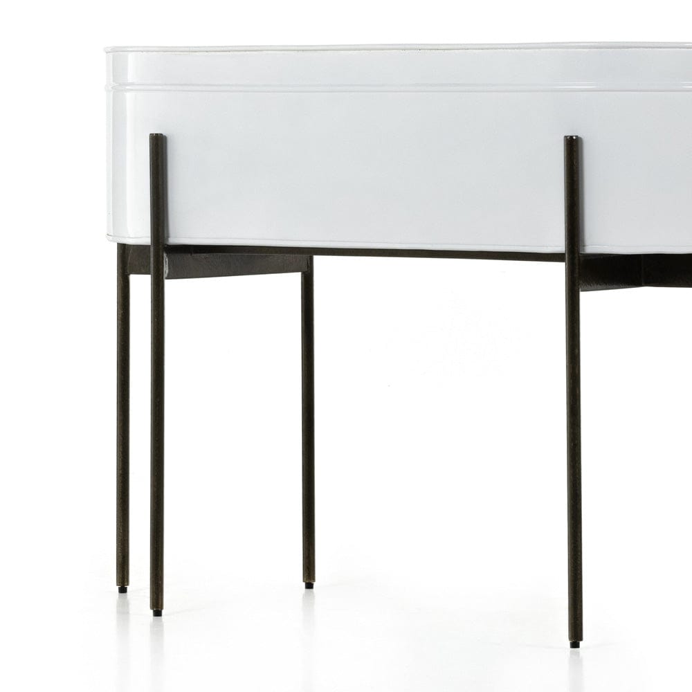 Four Hands - Jed Large Planter - White High Gloss - 224279-002 view 4