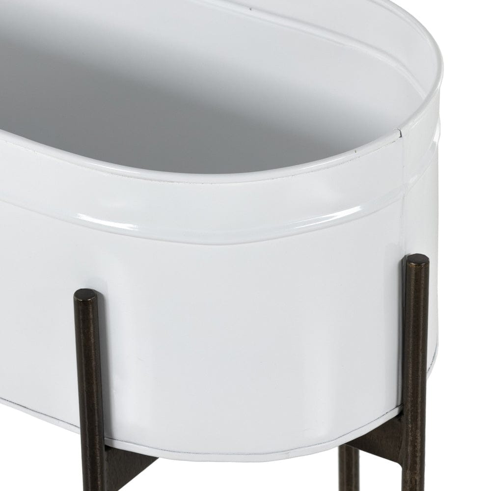 Four Hands - Jed Large Planter - White High Gloss - 224279-002 view 5