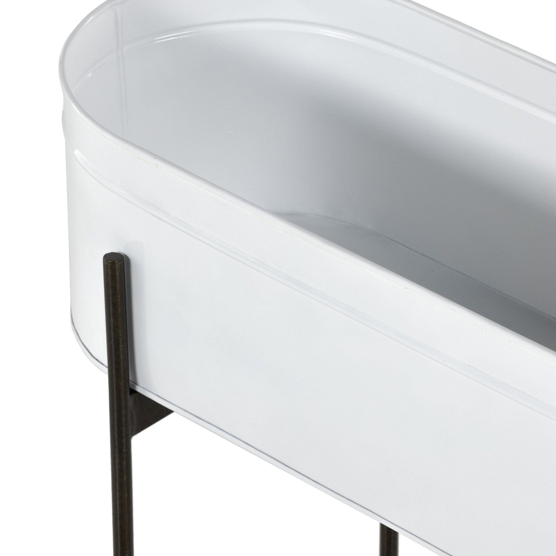 Four Hands - Jed Large Planter - White High Gloss - 224279-002 view 6