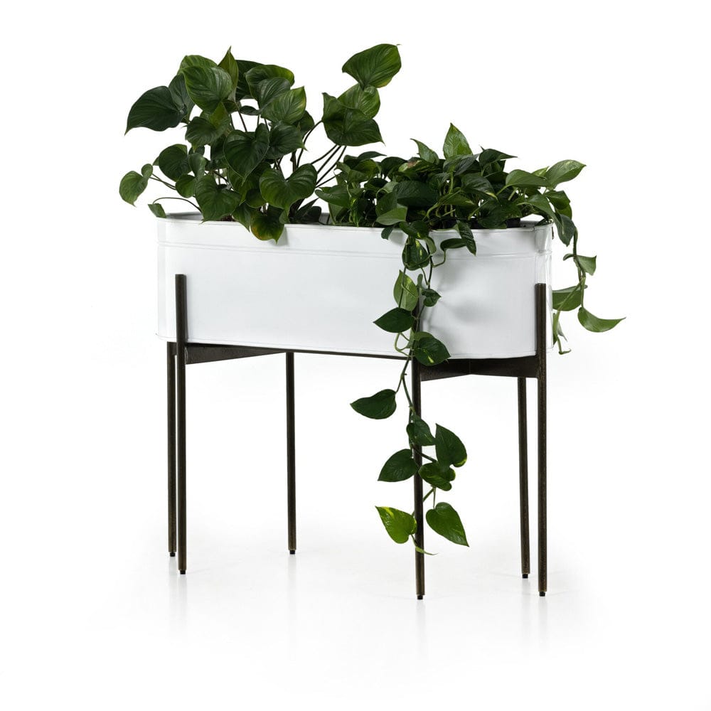 Four Hands - Jed Large Planter - White High Gloss - 224279-002 view 7