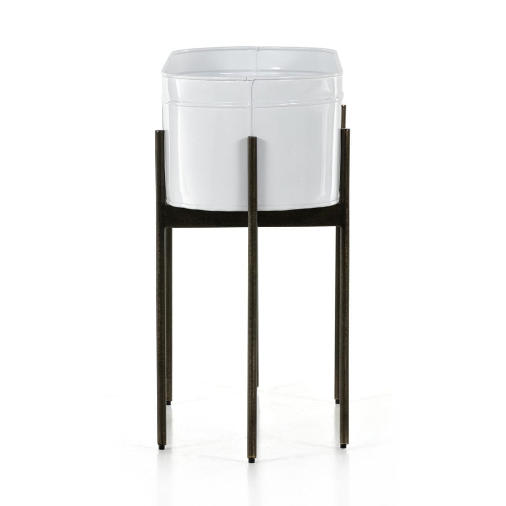 Four Hands - Jed Large Planter - White High Gloss - 224279-002 view 9