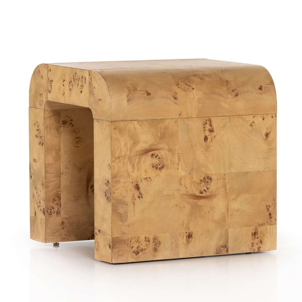 Four Hands - Jenson End Table - Natural Poplar Burl Veneer - 228910-002 veiw 4