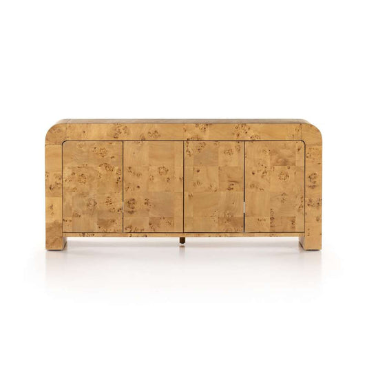 Four Hands - Jenson Media Console - Natural Poplar Burl Veneer - 228921-002 veiw 2