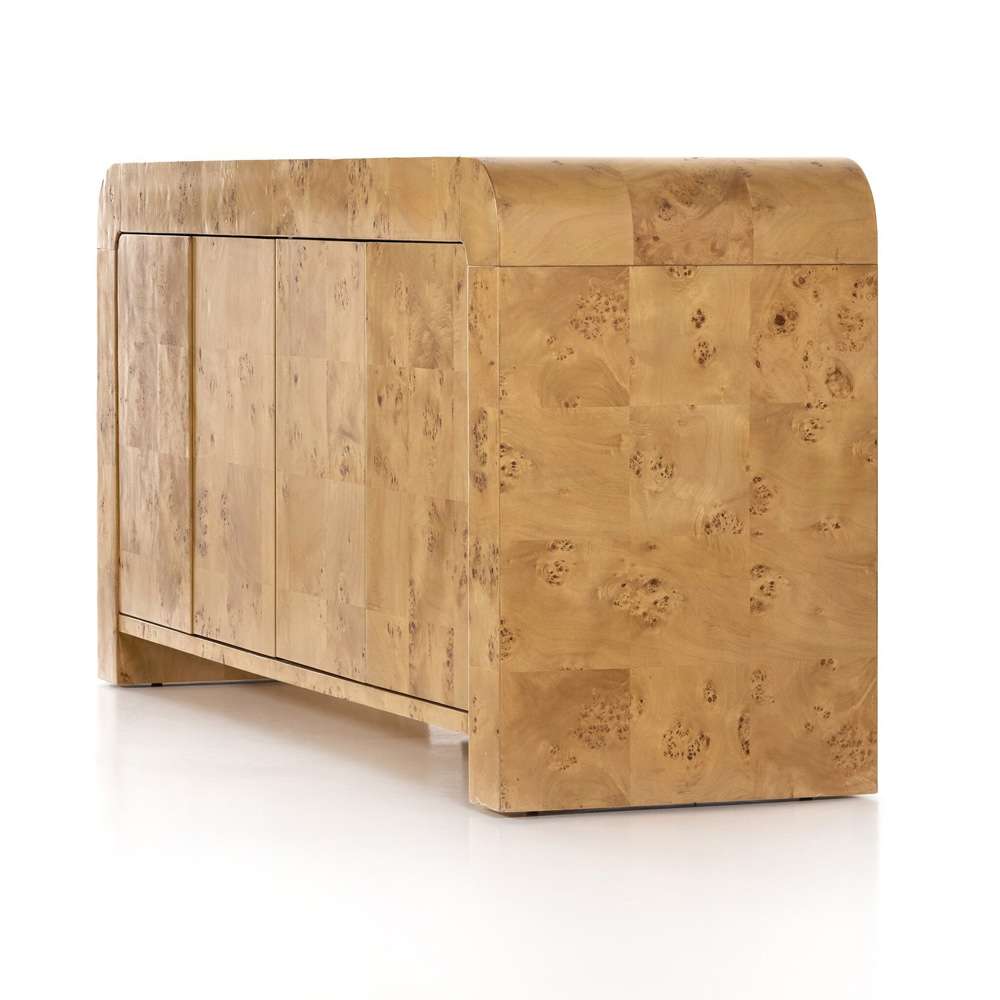 Four Hands - Jenson Media Console - Natural Poplar Burl Veneer - 228921-002 veiw 9