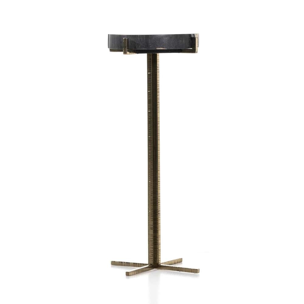 Four Hands - Jonty Round End Table - Dark Petrified Wood - 227722-001 veiw 3