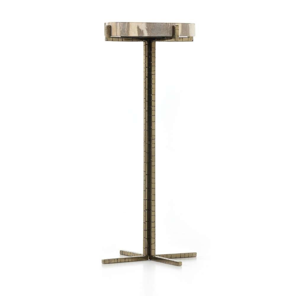 Four Hands - Jonty Round End Table - Petrified Wood - 227722-002 veiw 2