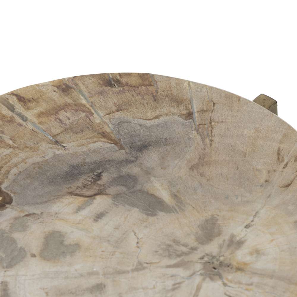 Four Hands - Jonty Round End Table - Petrified Wood - 227722-002 veiw 5