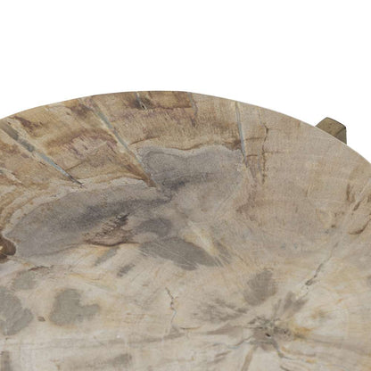 Four Hands - Jonty Round End Table - Petrified Wood - 227722-002 veiw 5