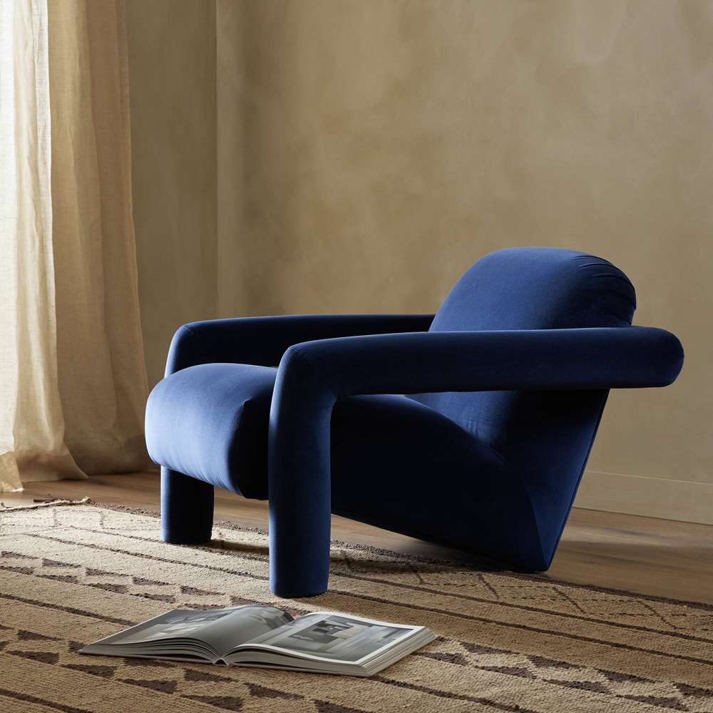 Four Hands - Jordy Chair - Sapphire Navy - 229379-003 veiw 7